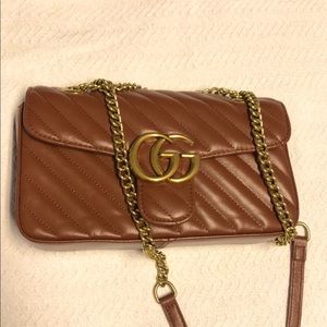 GG Marmont small matelassé shoulder bag